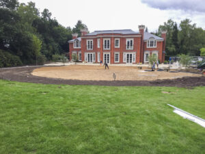 ground preparation for turfing